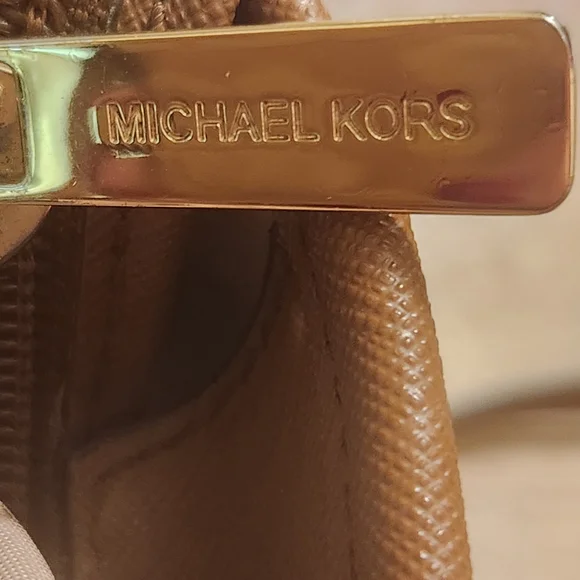 Michael Kors Dark Brown Signature Tote - Picture 11 of 16